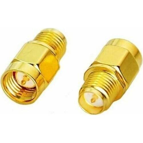 2x Male Plug to RP- SMA Female RF Connector Adapter