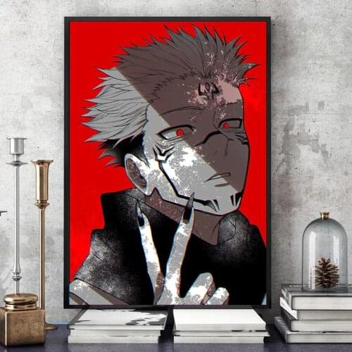 Anime Jujutsu Anime Canvas Painting Decor Wall Art Pictures Bedroom Home Living Room Decoration Prints Poster Anime Decor