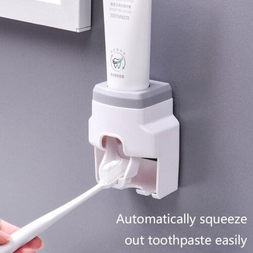 Automatic Toothpaste Dispenser Wall Mount Toothpaste Holder For Sloths Juicer For Toilet Set Home Bathroom Accessories
