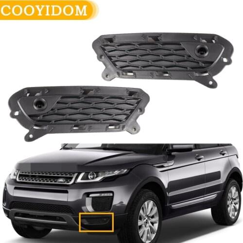 Car Front Bumper Fog Lamp Frame cover trim For Land/Range Rover Evoque 2016-2019 LR074208 LR074224 Fog Light Grill Bumper Cover