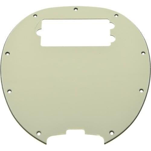 KAISH Bass Pickguard MusicMan Stingray MM4 Scratch plate for Music Man MM2 4 String Guitar Parts Light Cream