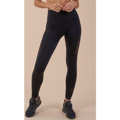 COLDKER women Pants High Waist Stitching Hollow Sport Pants Female Running Training Fitness Gym Leggings ladies pant