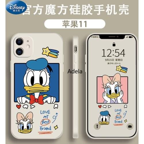 DISNEY 2021Donald DuckCase for IPhone 11 12 Pro Xs Max iPhone SE 2020 6 6S 7 8 Plus Cute Phone Case 360 Full Cover ZT0427-5