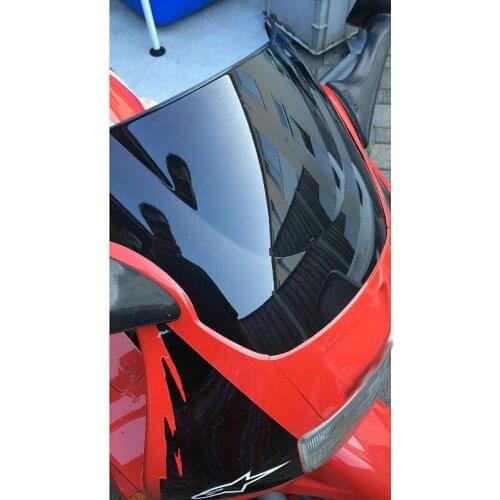 Motorcycle Double Bubble Windshield WindScreen Screen For 1991 1992 1993 1994 Honda CBR600F CBR600F2 CBR 600 F 600F F2 94 Black