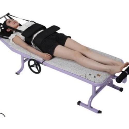 Home stretch tractor lumbar cervical electric traction bed between the waist dish outstanding therapeutic apparatus