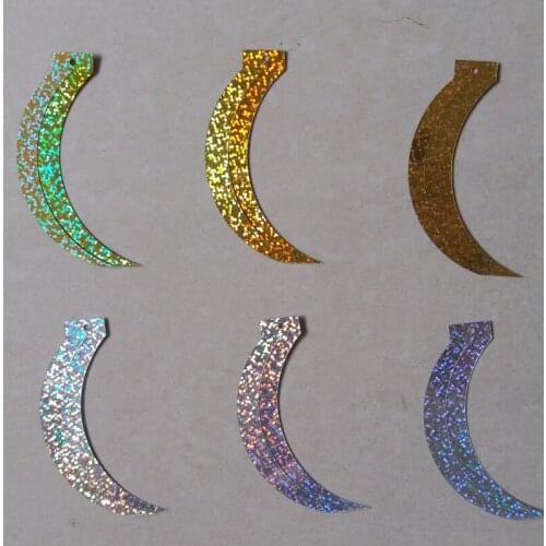 HOT-Sale belly dancing long Sequins for Kafia Clothes or Marriage Decoration long Leave Hearts Star various Sequins gold/silver