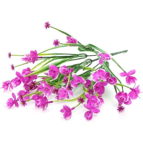 Artificial plant Fake flower plastic flower green plant Artificial flowers for Wedding Home decoration simulation plant grass