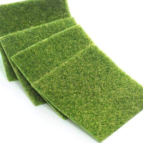 Creative Micro Landscape Moss Grass Mat Square Fake Moss Home Garden Wedding Party Decoration Moss Lawns Fake Sod 15*15&30*30cm