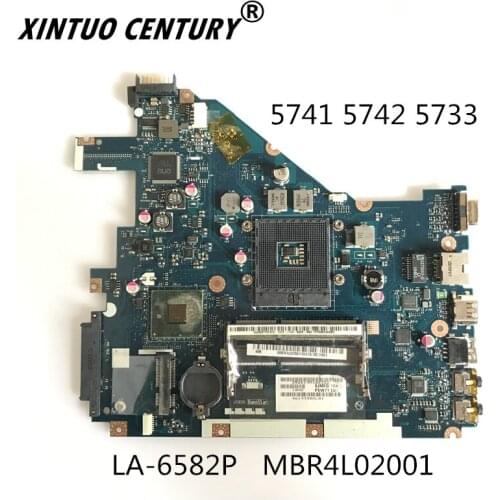 LA-6582P Para Acer Aspire 5741 5742 5733 laptop Motherboard Mainboard 5733Z MBR4L02001 HM55 100% de Trabalho