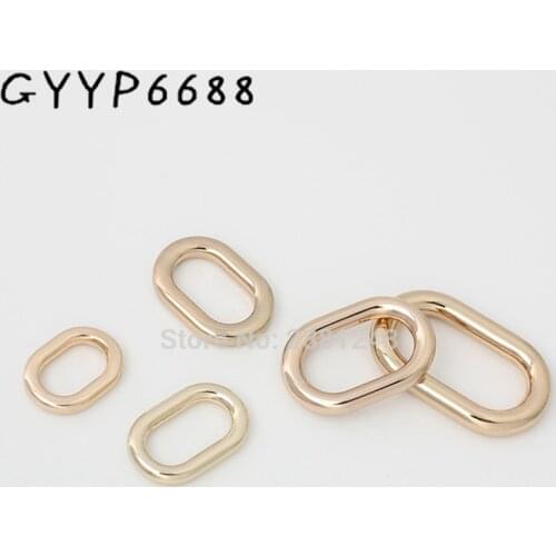 5colors 16mm 20mm 25mm 32mm Metal Loop Oval Rings Lether welded O-Ring Purse Backpack Bag Strap Accessory Oval Ring For Bags