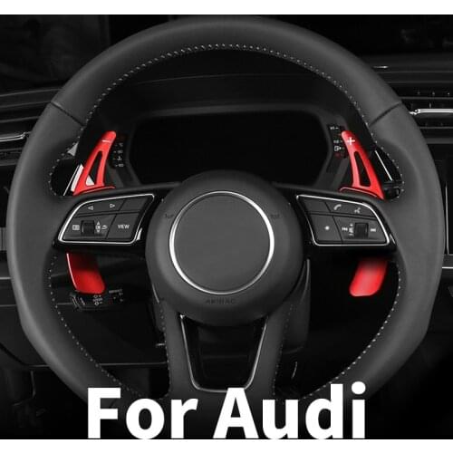 Car steering wheel shift paddle modification For Audi Sline Quattro A3 A4L A5 A6 LA7 A8 Q3 Q5L Q7 S4 S5 RS3 RS6 TT 2013-2021