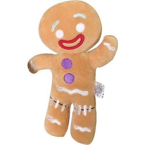 Soft stuffed child pancake face ginger man cute cartoon stuffed animal childs birthday present