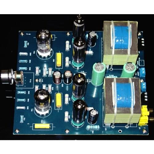 Latest upgrade version N2+6AQ5(6005) push-pull tube amplifier DIY KIT for power Audio HIFI 12W+12W 6N1 or 6N2 push 6AQ5 (6005)