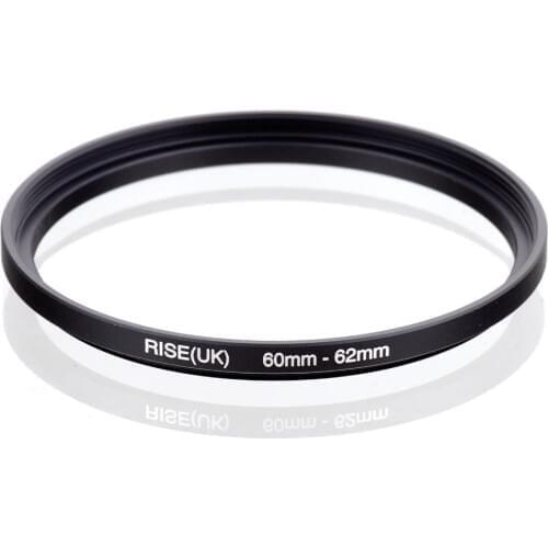 Original RISE(UK) 60mm-62mm 60-62mm 60 to 62 Step Up Ring Filter Adapter black