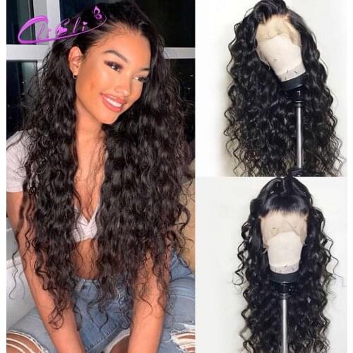 Peruvian Loose Deep Wave Lace Front Wig Pre Plucked 4x4 Closure Wig Loose Deep Wave Wig 13x4 Lace Front Wig 30 Inch Frontal Wig