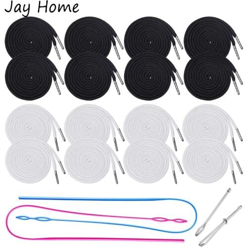 1Pc 59" Long Replacement Drawstrings Flexible Drawstring Threader for DIY Pants Sweatpants Jackets Shorts Clothing Accessories