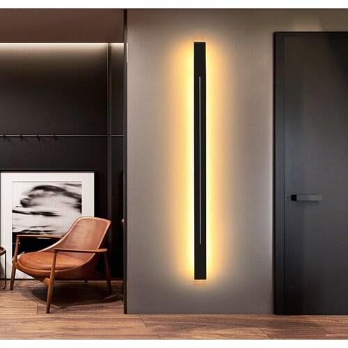 Length 600/800/1000/1200mm Modern led wall lights lamp for bedroom living room corridor 90-260V bedside Wall lamp sconce