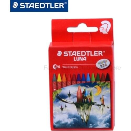 STAEDTLER LUNA 2200 LC24 24-color Highlighters set Oil Pastel for Artist Students Drawing Pen School Stationery Art Supplies