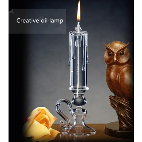 Glass Oil Lamp Home Hecoration Creative Retro Kerosene Lamp