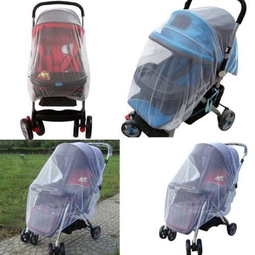 US Stock Mosquito Insect Net Netting For Baby Stroller Pushchair Buggy Safe Mesh