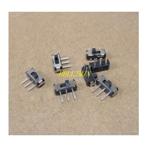10pcs 3 Pin PCB 2 Position DPDT 1P2T SMD SMT Vertical Slide Switch