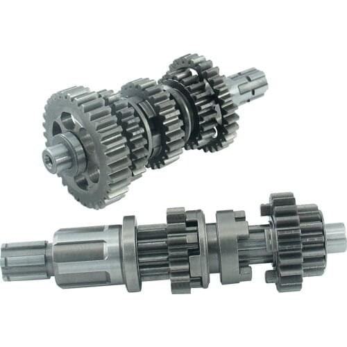 250cc ATV Reverse Gear 4+1 Main Shaft Counter Shaft Transmission Gear Box For All Chinese CG250 4 Front +1 Reverse Gear Engine