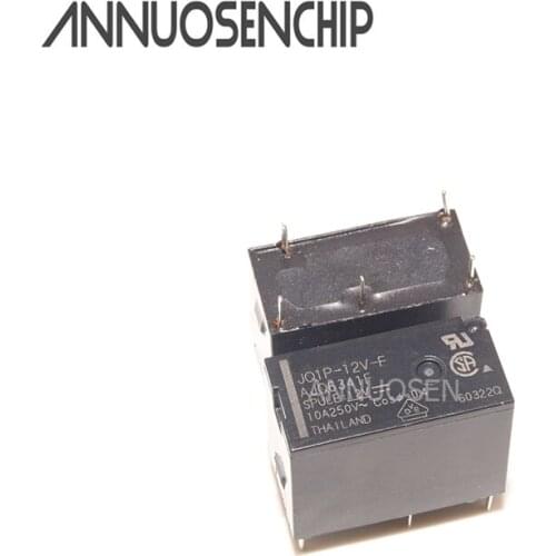 5PCS/lot Power relays JQ1P-12V-F AJQ6341F JQ1P-5V-F AJQ6349F 10A JQ1P 5V 12V 5PIN Open and close