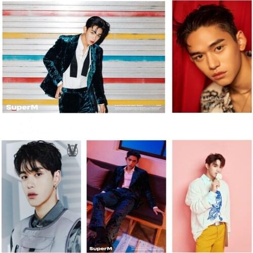 5D DIY Diamond Painting NCT WAY V Lucas Poster Cross Stitch Kits Diamond Embroidery Full Diamond Mosaic Home Decor