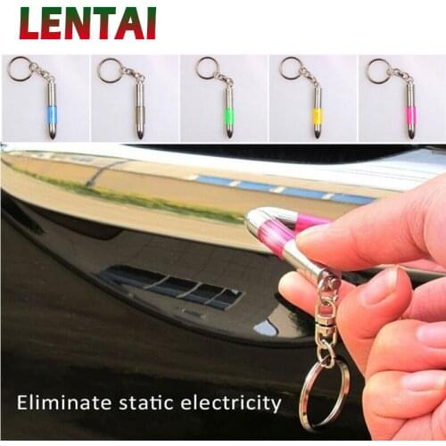 LENTAI 1PC Car Anti Static Keychain Key ring Styling For BMW E60 E36 E46 E90 E39 E30 F30 F10 F20 X5 E53 E70 E87 E34 E92 M