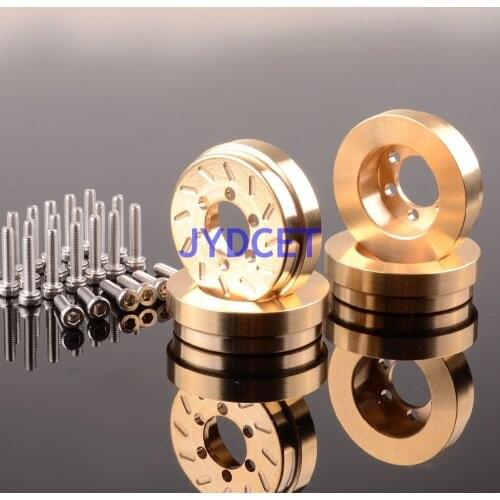 BCW1322538 Copper Heavy Duty Balancing Weights For 1/10 RC 1.9"/ 2.2" Crawler Rock Wheel