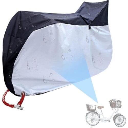 Bicycle Cover Wide Protection Of Rain Dust Sun Cover Special Lock Hole Design Outdoor Accessories For Mountain Bike Road Bike
