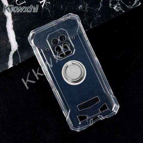 For Doogee S86 Pro Back Ring Holder Bracket Phone Cover TPU Soft Silicone Case On DoogeeS86 S86Pro