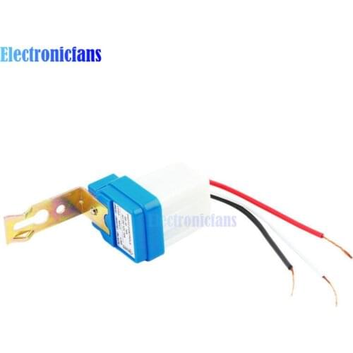 Automatic Auto On Off Photocell Street Light Switch DC AC 12V 50-60Hz 10A Photo Control Photoswitch Sensor Switch