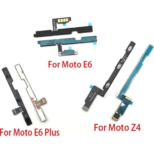 Power Switch On/Off Button Volume Key Button Flex Cable For Motorola Moto E6 G9 Plus Z4 G6 Play