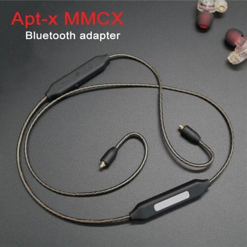 MMCX Apt-X Bluetooth 4.1 Adapter Cable for Shure SE215 SE535 SE846 UE900 Earphone Replacement Aptx Cables for iPhone Android