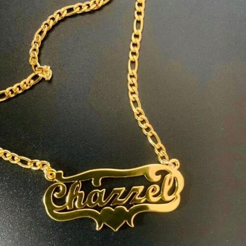 Fashion Customized Name Necklaces Custom Name Jewelry Pendant Ins Cold Wind Simple Temperament Style Birthday Lover Anniversary