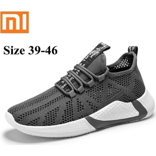 Xiaomi Mijia Men Sneakers Sport Linghtweight Breathable Mens Running Shoes Comfortable Non-slip Wear-resisting Sports Shoes