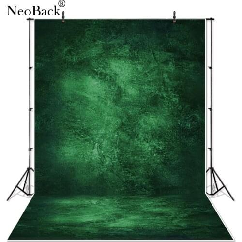 NeoBack Vinyl Spring Jade Green Abstract Old Master Photography Backgrounds Professional Children Portrait Studio Photo Backdrop