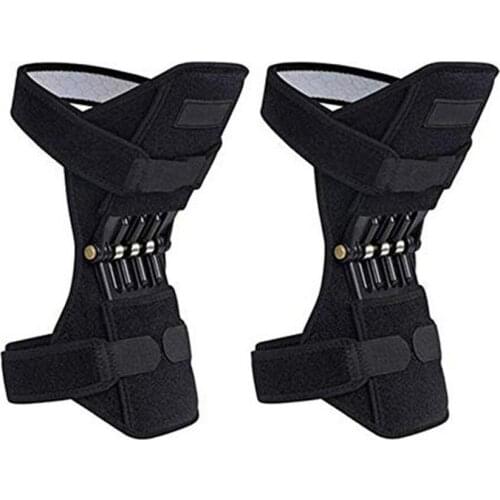 Non-slip Joint Support Knee Pads Knee Patella Strap Breathable Power Lift Spring Force Knee Booster Tendon Brace Band Pad
