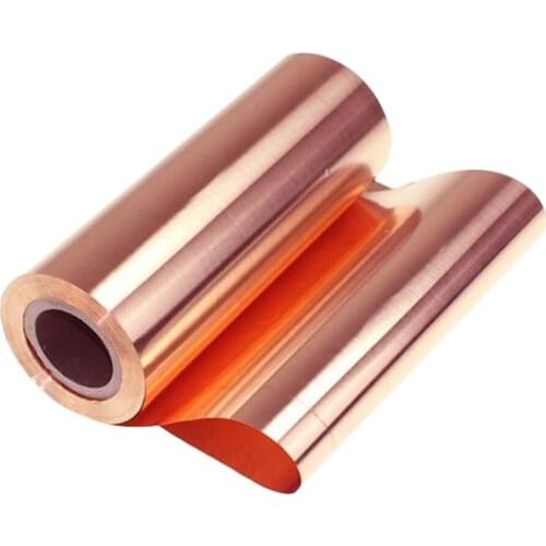 T2 copper Single Side Conductive Copper Foil Tape Strip 0.01-0.05mm Adhesive Shielding Heat Resist Tape grounding copper strip