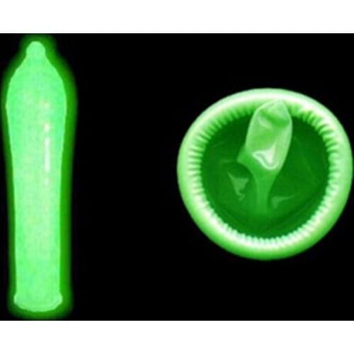 Wholesale 10 Box (70pcs)/lot Glow Condom Glow In The Dark Night Light Luminous Condoms Flash Sexy Adult Supplies Penis Sleeve