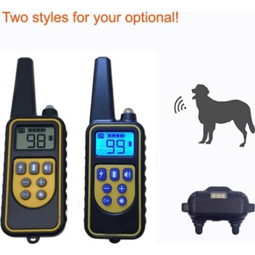 RT880 Dog Training Collar Rechargeable Waterproof 800m Remote Shock with Beep Vibration and Shock Electronic Adjustable Collar