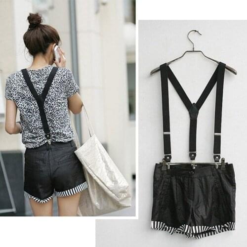 New Women Men Adjustable Shape Elastic Clip-on Suspender Three Clip Pants Braces Wedding Strap Party Belt Fashion Accessories