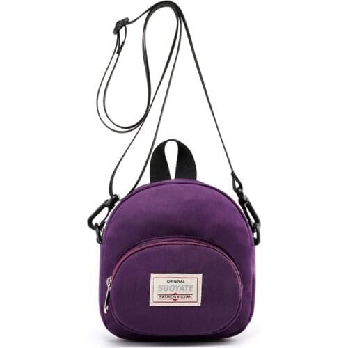 Casual Designer Women Shoulder Bag Nylon Female Handbag Waterproof Girls Messenger Bags Women Small Crossbody Bag