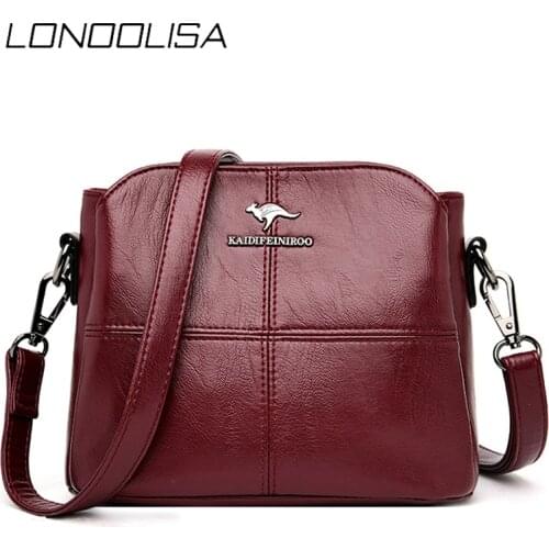 Casual Womens Bag High Quality Pu Leather Shoulder Bags for Women 2020 Ladies Crossbody Bag Purses and Handbags Luxury Designer