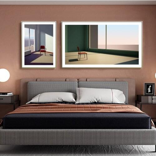 Pink Wall Art Scandinavia Chair House Nordic Posters And Prints Wall Pictures For Living Room Girl Bedroom Decor Canvas Painting