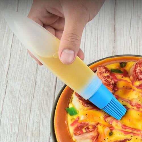 Silicone Oil Brush Multi-functional Heat Resistant Food Grade Silicone Household Baking Brush for Kitchen