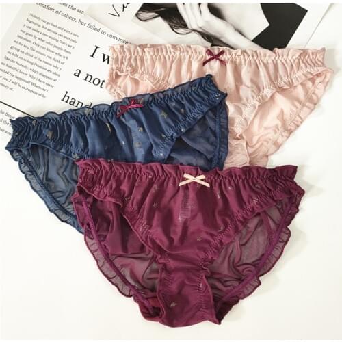 Panties for Women Sexy lace underpants female Star pattern girl briefs ladies underwear lingerie casual woman intimate panty