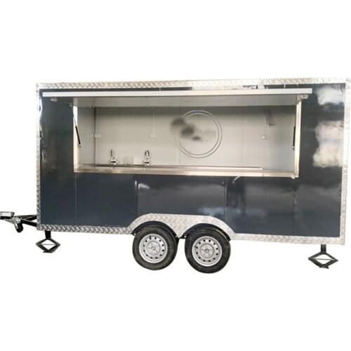 4M Length Ice Cream Kiosk Cart Street Fast Food Catering Trailer Mobile Hot Dog Vending Truck Van