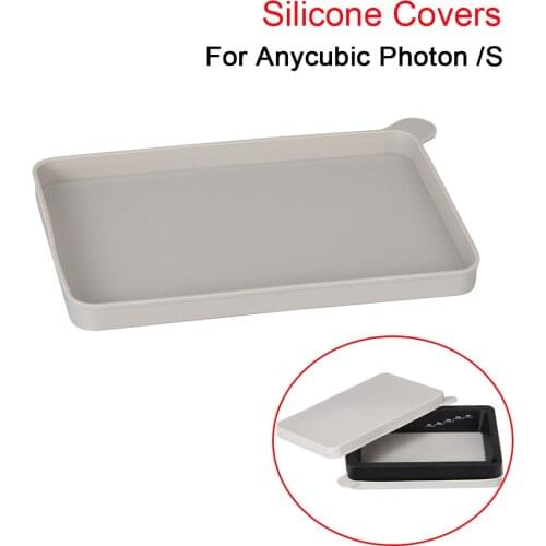 2/4PC Silicone Covers Photon Light Curing Tank Cover 182.2*124.2 For Resin Vat For ANYCUBIC Photon/S DLP SLA 3D Printer Parts